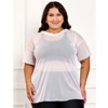 Combo 1x Set 1x Plus Size Tulle Blouse : Galvic.com.br