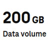 200 GB Data volume : Deutsche Telekom