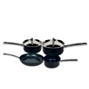 4 Piece Hard Anodised Pan Set - Kitchenways