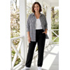  7-Day Straight-Leg Elastic-Waist Stretchy Knit Pant : OneStopPlus
