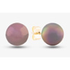9ct Yellow Gold Black Akoya Pearl Stud : Burrells