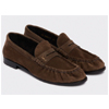  Brown Suede Moccasins - Antonia