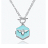 Bee Loved Photo Locket with Blue Enamel | Theograce.com