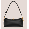 Black Carrousel Bag In Calfskin Leather | AmiParis