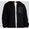 Black Teddy Sherpa Zip Thru Jacket - Johnny Bigg