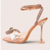 Bow Square Toe Heels - Public Desire