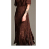 Brown Sugar Chiffon Midi Dress : Little Lies