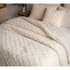 Cream Checkered Snuggle Fleece - Morgan And Reid