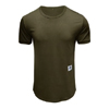 Crew Neck Solid Color Basic T-Shirt | Myaesthetic.co