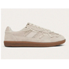 Crochet Cream Leather Sneakers : Alohas.com