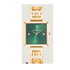 Cube Statement Glamorous Green Gold | CoeurDeLion