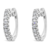 Diamond Huggie Eternal Hoop Earrings | Fraser Hart