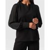 Esme Zip Up Top Black : Saint And Sofia