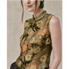 Floral Velvet-Detail Top | Dalunalondon.com 