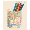 Hand-Marbled Multicolour Pencil Holder | DomenicaMarland