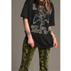 Hendrix Olive Crushed Velvet Flares | Little-lies.com