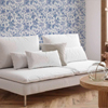 Ilustration With Blue Flowers | Wall Dekor
