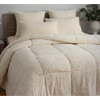 Ivory Snuggle Fleece Comforter Set - Morgan And Reid