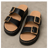 Jacinta Platform Sandal in Black - Bohme