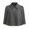 Jacquard Peter Pan Collar Houndstooth : Shopcider.com