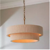  Kalini Double Drum Convertible Chandelier | Shadesoflight.com