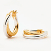 Lucy Williams Entwine Small Hoop Earrings : Missoma