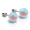Mermaid Glass Stud Earrings : Nogu.studio