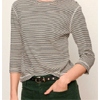 Mode Tee Chalk French Stripe - Sanctuary Clothing
