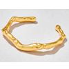 Nazare Wave Gold Bangle - Ashiana London