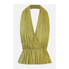 Olive Silk Tulle Top : HanneBloch