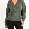 Organic Cotton Chunky Knit Cardigan - Bhumi