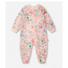 Organic Cotton Jersey One-Piece Pyjama Pink - Deux Par Deu