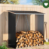 Outdoor Firewood Log Storage Shed : Garden Chic