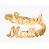 Personalized Ring with 2 Names : Diyara