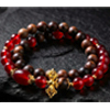 Red Agate Double Wrap Bracelet : Themantraflow.com