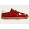  Rife Sheen Red Leather Sneakers : Alohas