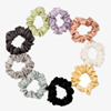 Silk Charcoal Scrunchie : LinenHouse
