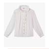 Silk Crepe De Chine Ruffle Blouse : Brora Online