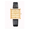 Silver Bracelet Leather Black - Coeur De Lion