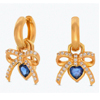 Tied To You Hoop Earrings in Gold Vermeil - Theo Grace