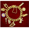 Vintage Charm Bracelet Silver -  Laurelle Antique Jewellery