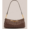 Vivi Woven Shoulder Crossbody Chocolate - Shop Vestirsi