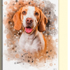 Watercolor Custom Pet Portrait | Furrandfamily.com