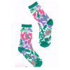Wicked For Good Floral Sheer Crew Sock - Sock Candy