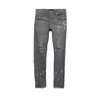 Worn Grey Knee Slit - Purple Brand