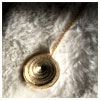 A Gold-Plated Shell Pendant - Omneque