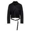 Acne Studios Black Lamb Leather Jacket : Wanan Luxury