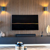 Acoustic Slat Wall Panel Walnut - Akuwoodpanel.com