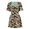 Agata 3D Daisy Print Mini Dress | JoyTheStore