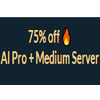 AI Pro + Medium Server Plan | Buzzy